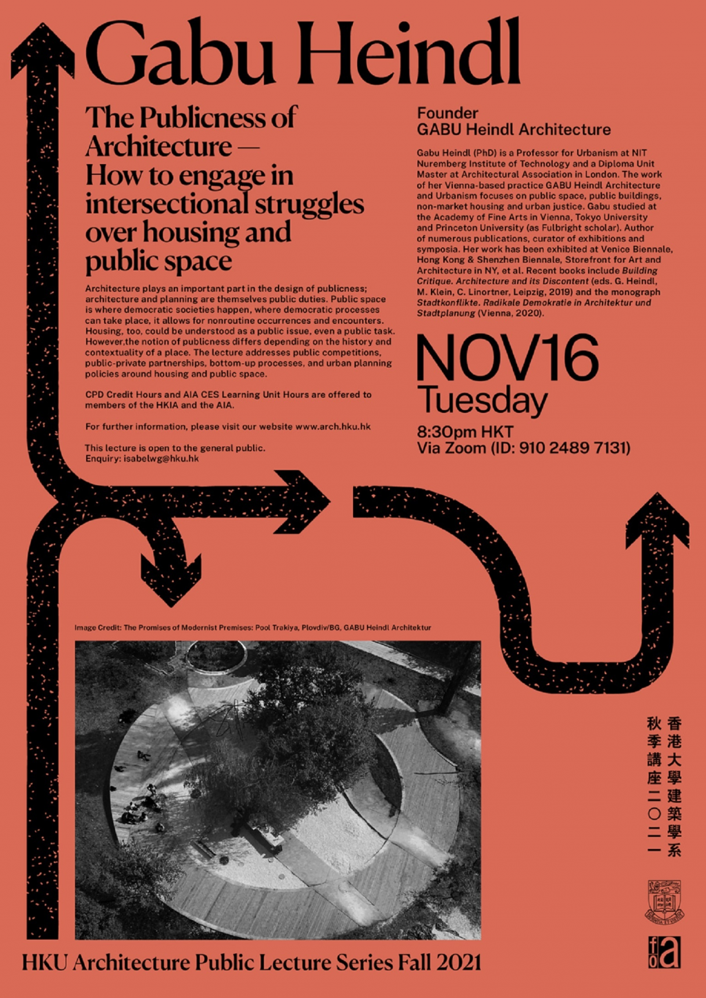 âThe Publicness of Architecture â How to engage in intersectional struggles over housing and public spaceâ by Gabu Heindl | 16 November