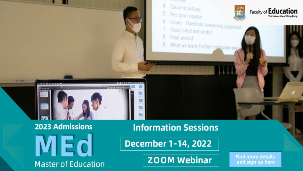 Master of Education (MEd) - Online Information Sessions