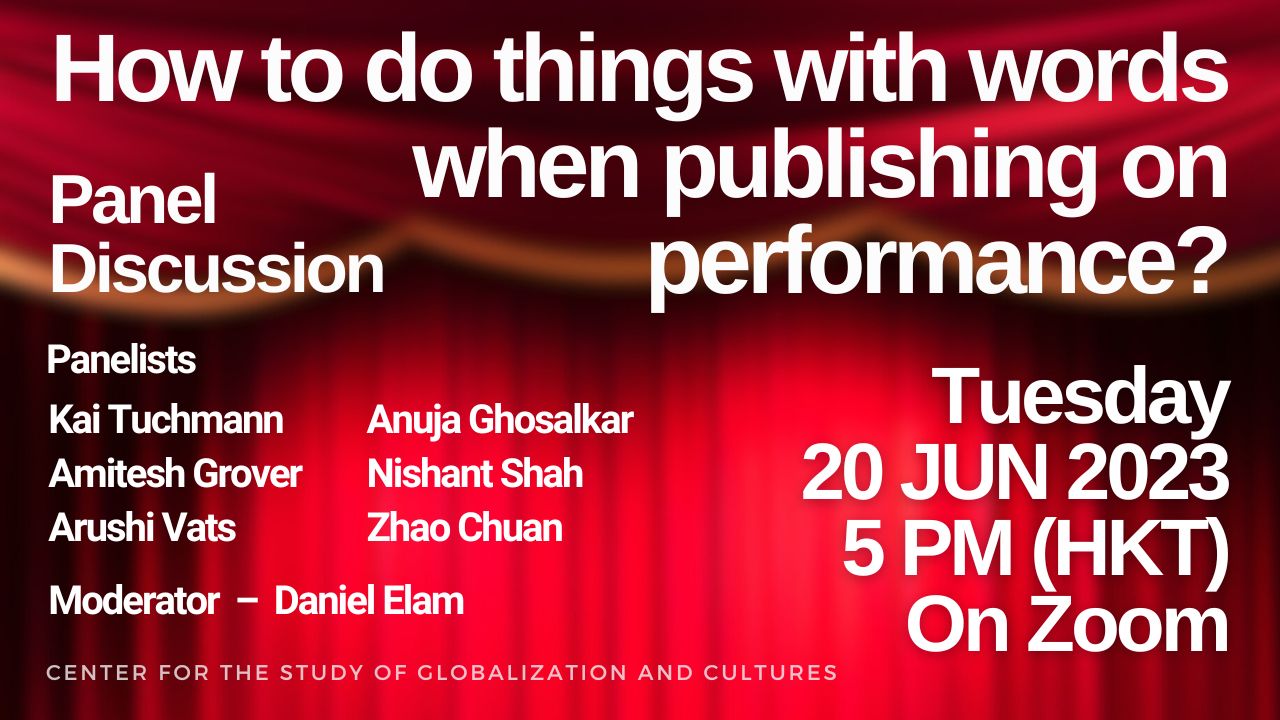 Panel Discussion How to do things with words when&hellip;
