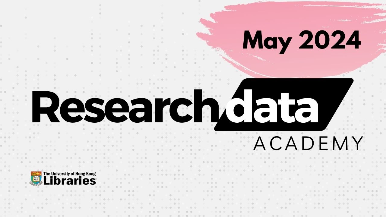 Research Data Academy: May Sessions on Data&hellip;