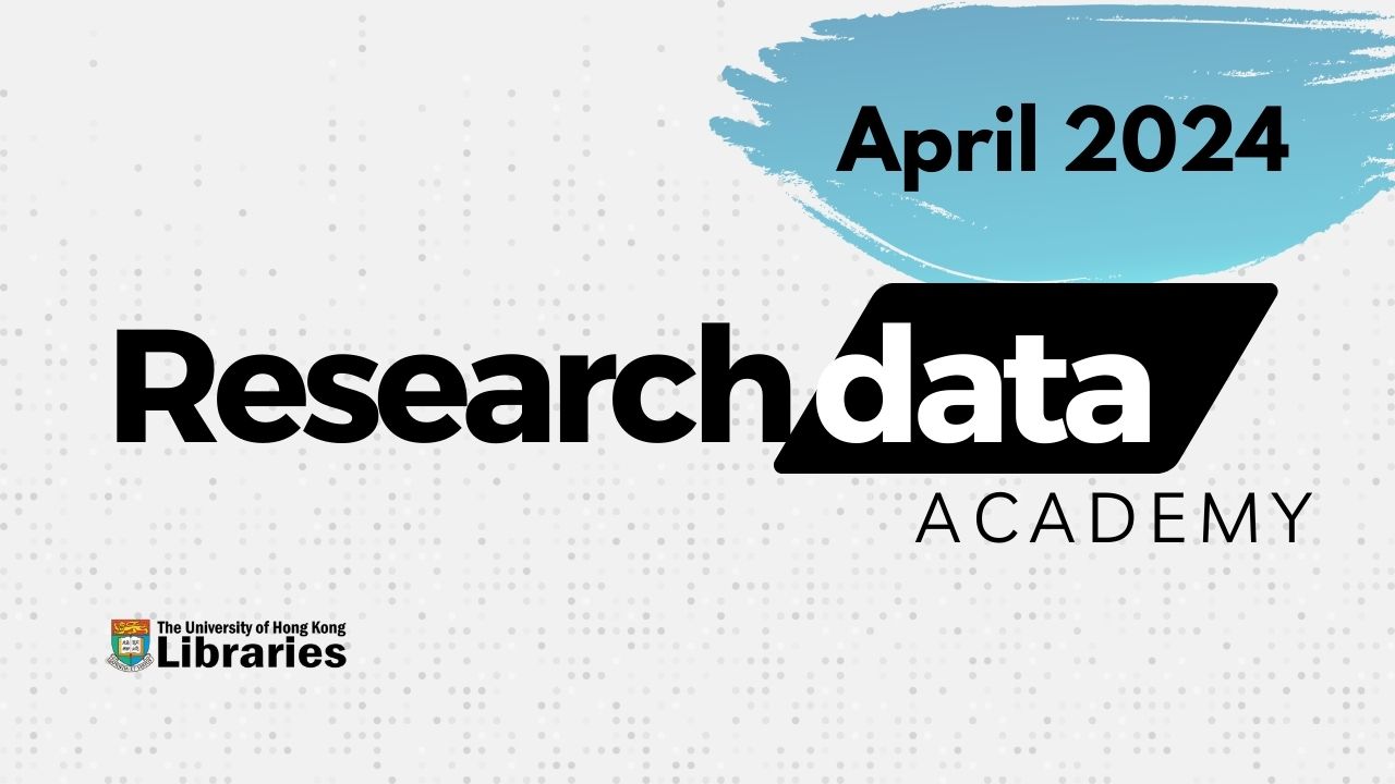 Research Data Academy: April Sessions on Data&hellip;