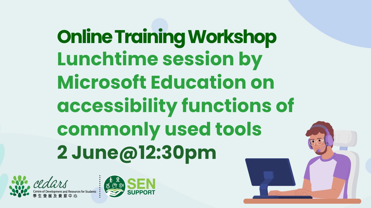 Webinar by Microsoft on accessibility functions