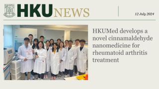 HKU News HKUMed develops a novel cinnamaldehyde nanomedicine