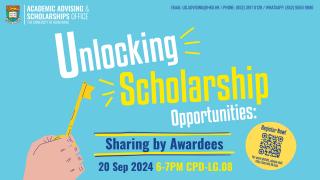 Unlocking Scholarship Opportunities: Sharing by Awardees