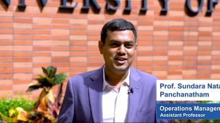 Get to know Professor Sundara Natarajan Panchanatham