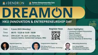 DreamOn 2023 - HKU Innovation &#38; Entrepreneurship Day