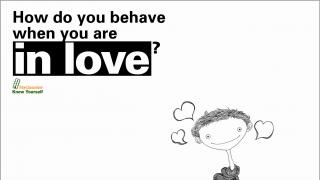 How do you behave when you are in love? Try Psychometer (http://psyax.cedars.hku.hk/).