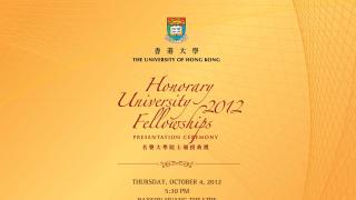 Honorary University Fellowships 2012