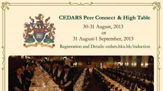 CEDARS Peer Connect and High Table