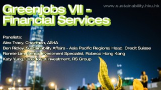 GreenJobs VII - Financial Services - Nov 10 (Mon)