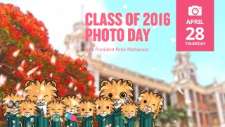 Don't miss it! HKU Class of 2016 Photo with the President (Apr 28)