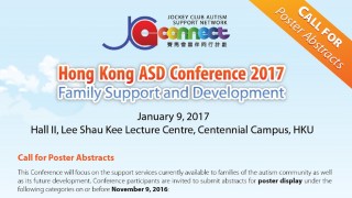 [Call for Poster Abstracts] JC A-Connect - Hong Kong ASD Conference 2017