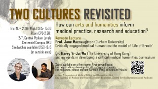 Lunchtime Symposium: Two Cultures Revisited - How can Arts and Humanities Inform Medical Practice, Research and Education?