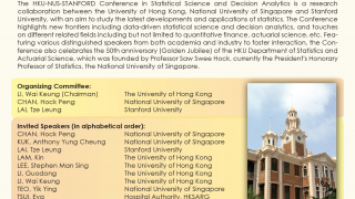 HKU-NUS-STANFORD Conference in Statistical Science & Decision Analytics