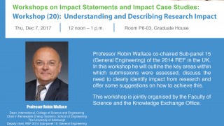 Impact Workshop (20): Understanding and Describing Research Impact