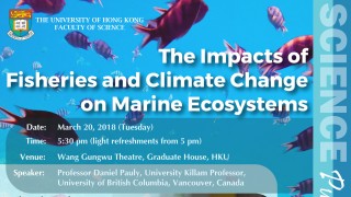 Public Lecture: The Impacts of Fisheries and Climate Change on Marine Ecosystems