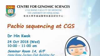 Pacbio sequencing at CGS