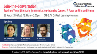 Join-the-Conversation: Teaching visual literacy in Communication-intensive Courses: A focus on film and drama