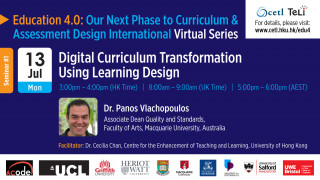 Seminar 1: Digital Curriculum Transformation using Learning Design