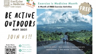 Exercise is Medicine Month (May) - Be Active Outdoors