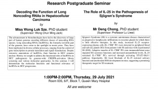 Research Postgraduate Seminar on 29 July 2021 (1 PM)