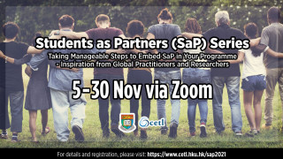 Students as Partners (SaP) Series, 5-30 November 2021