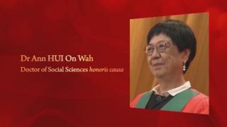 190th Congregation (2014) - Citation on Dr Ann HUI On Wah