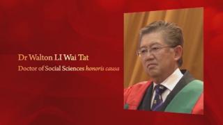 190th Congregation (2014) - Citation on Dr Walton LI Wai Tat