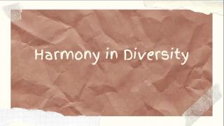 Harmony in Diversity (from EO Video Competition)