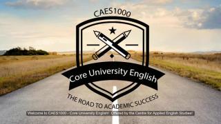 CAES1000: Core University English