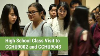 High School Class Visit to CCHU9002 & CCHU9043