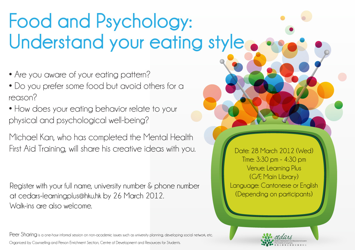 Food and Psychology: Understand your eating style