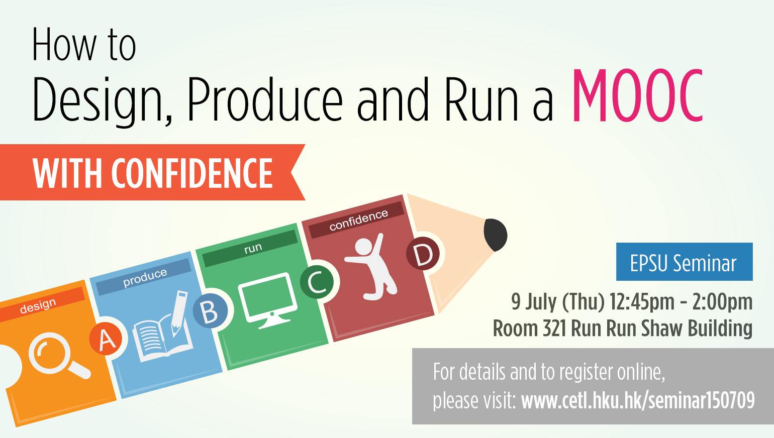 How to Design, Produce and Run a MOOC with Confidence