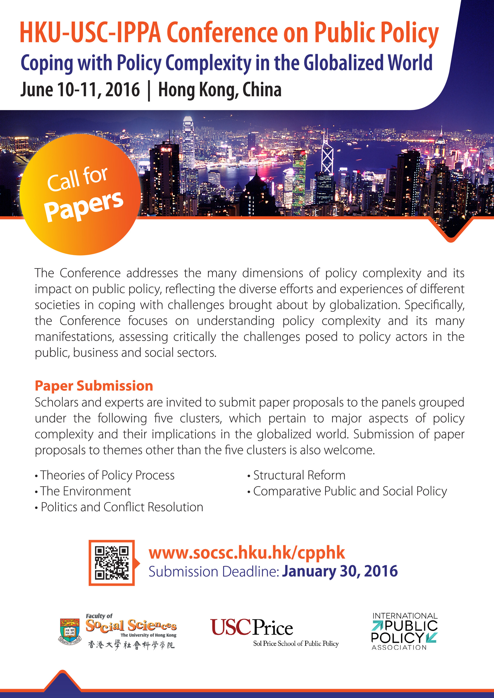 HKU-USC-IPPA Conference on Public Policy