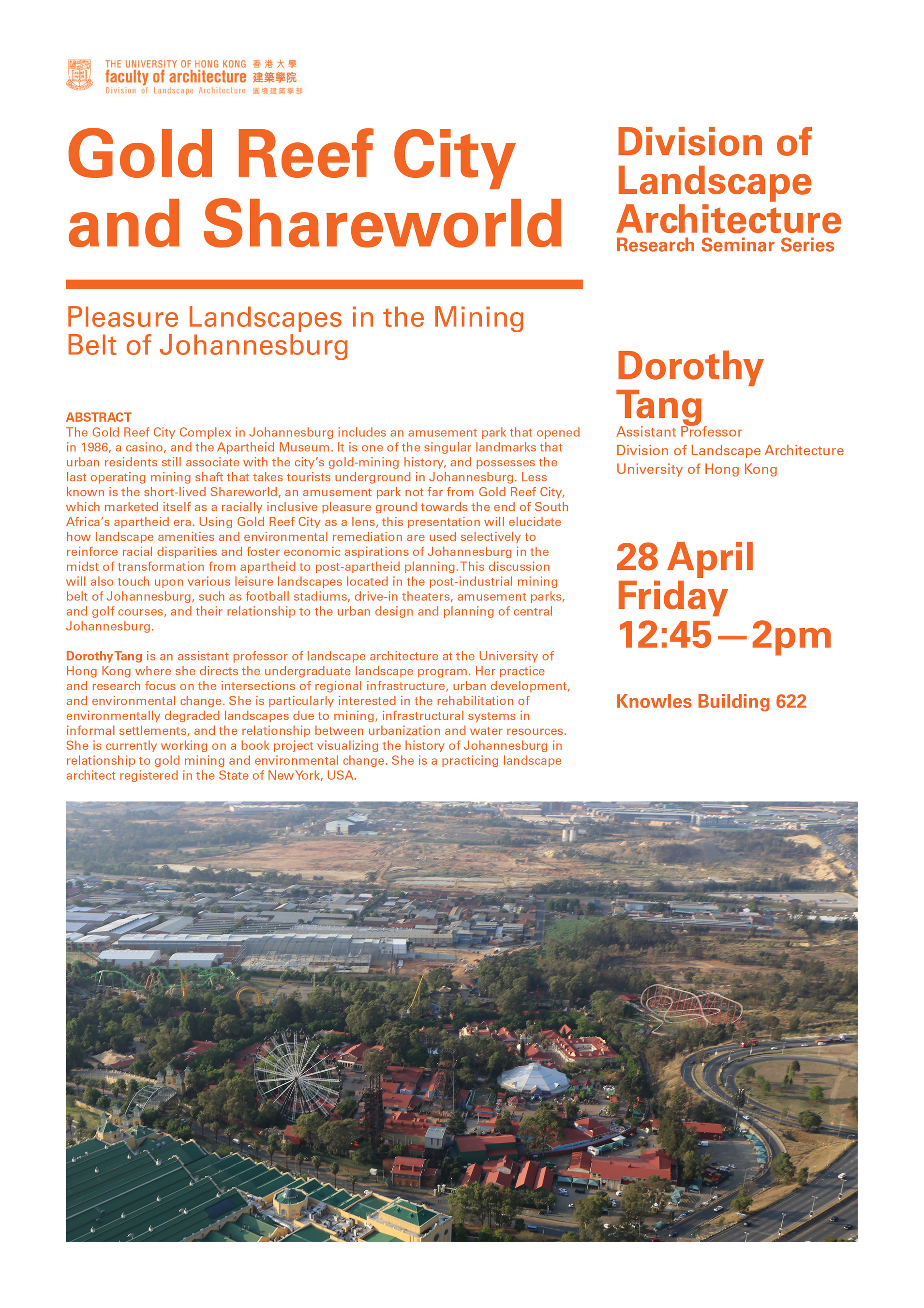 Research Seminar Series - Gold Reef City and Shareworld