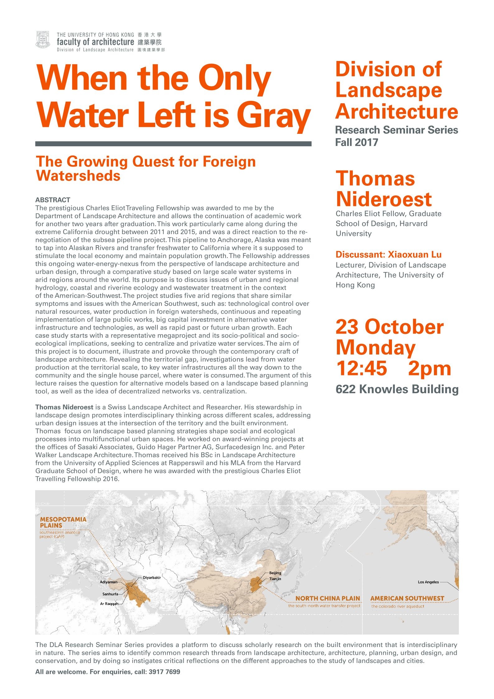 DLA Research Seminar: When the Only Water Left is Gray - The Growing Quest for Foreign Watersheds