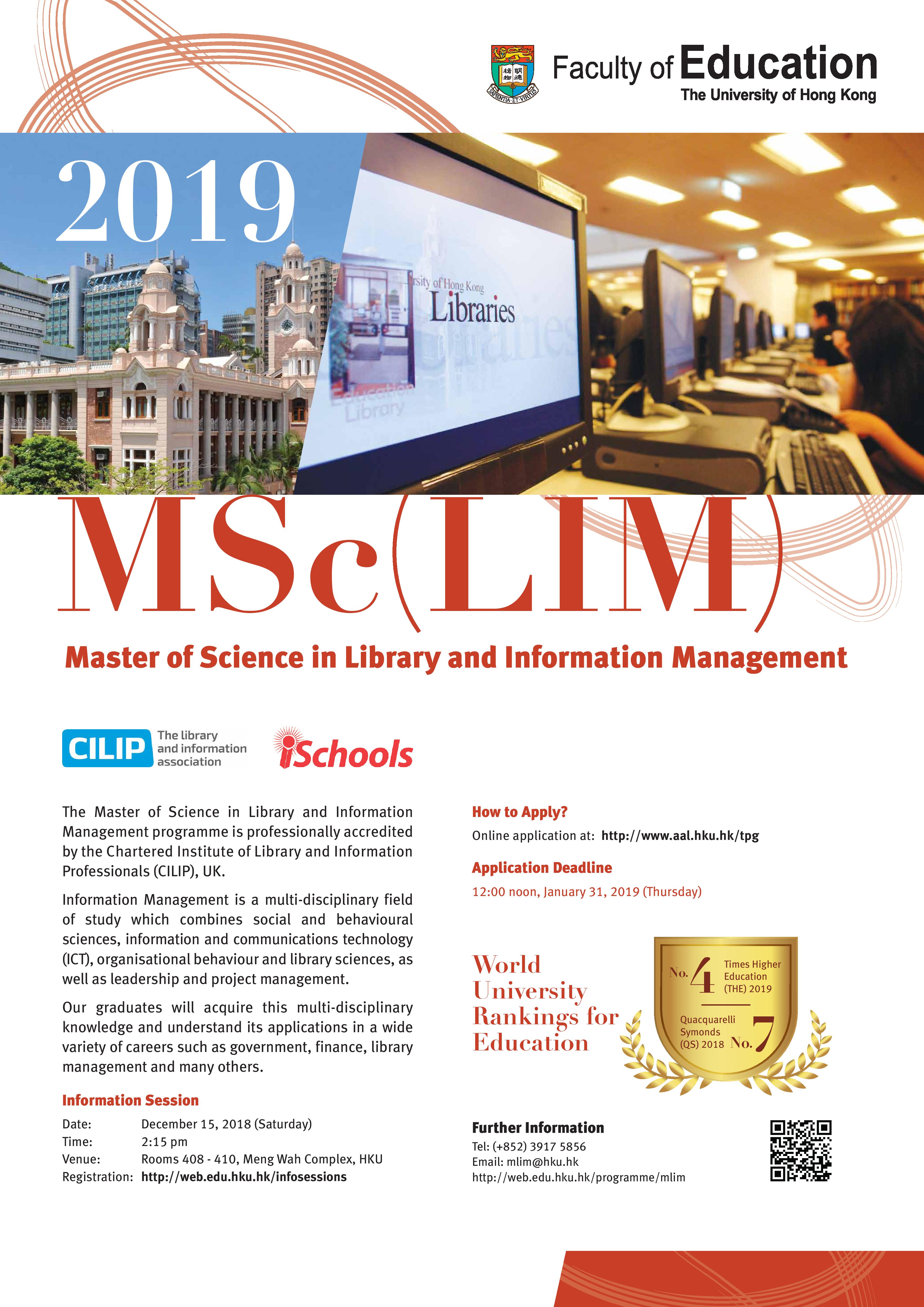 MSc(LIM) Information Session