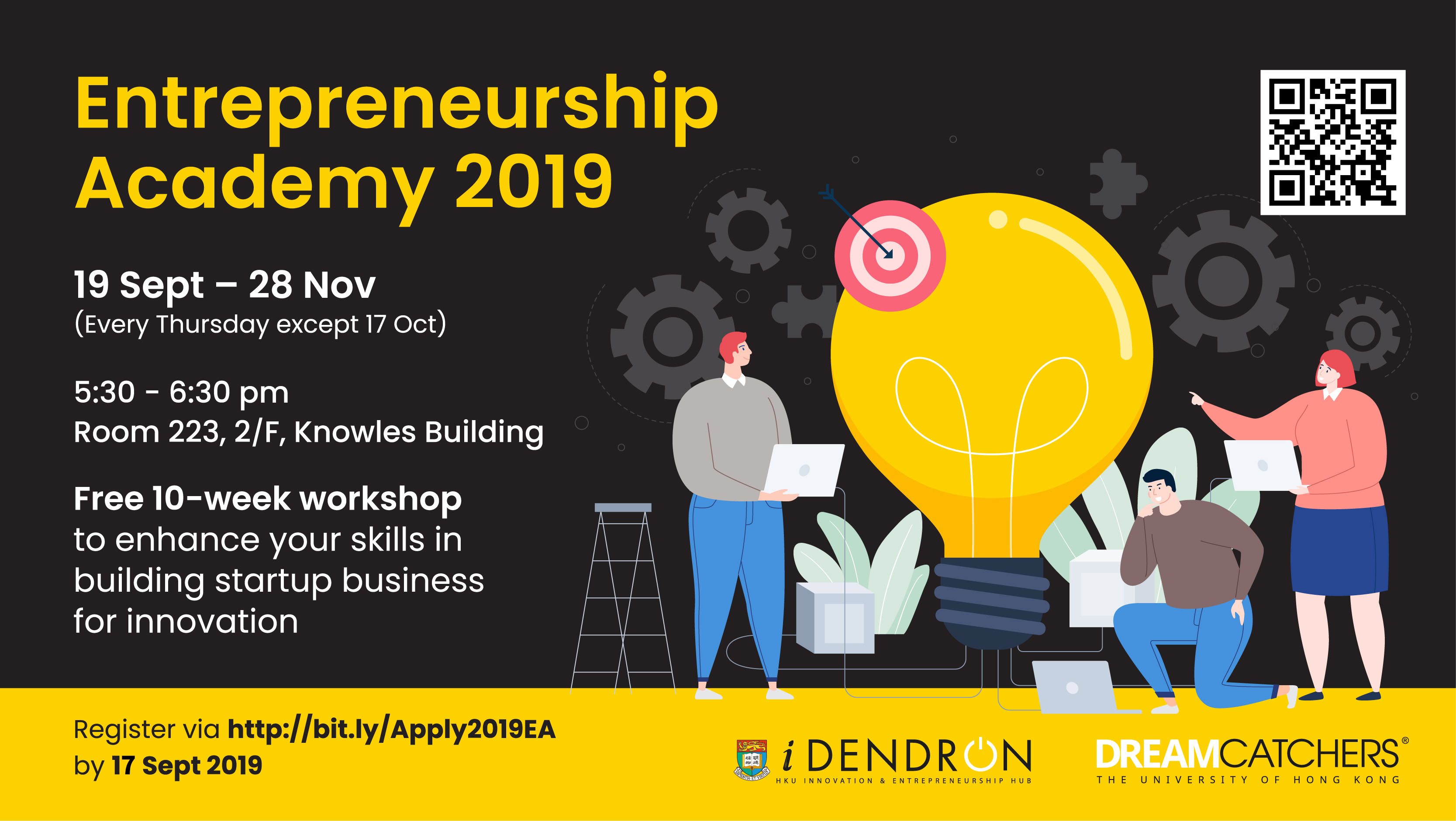 Apply NOW for Entrepreneurship Academy 2019!
