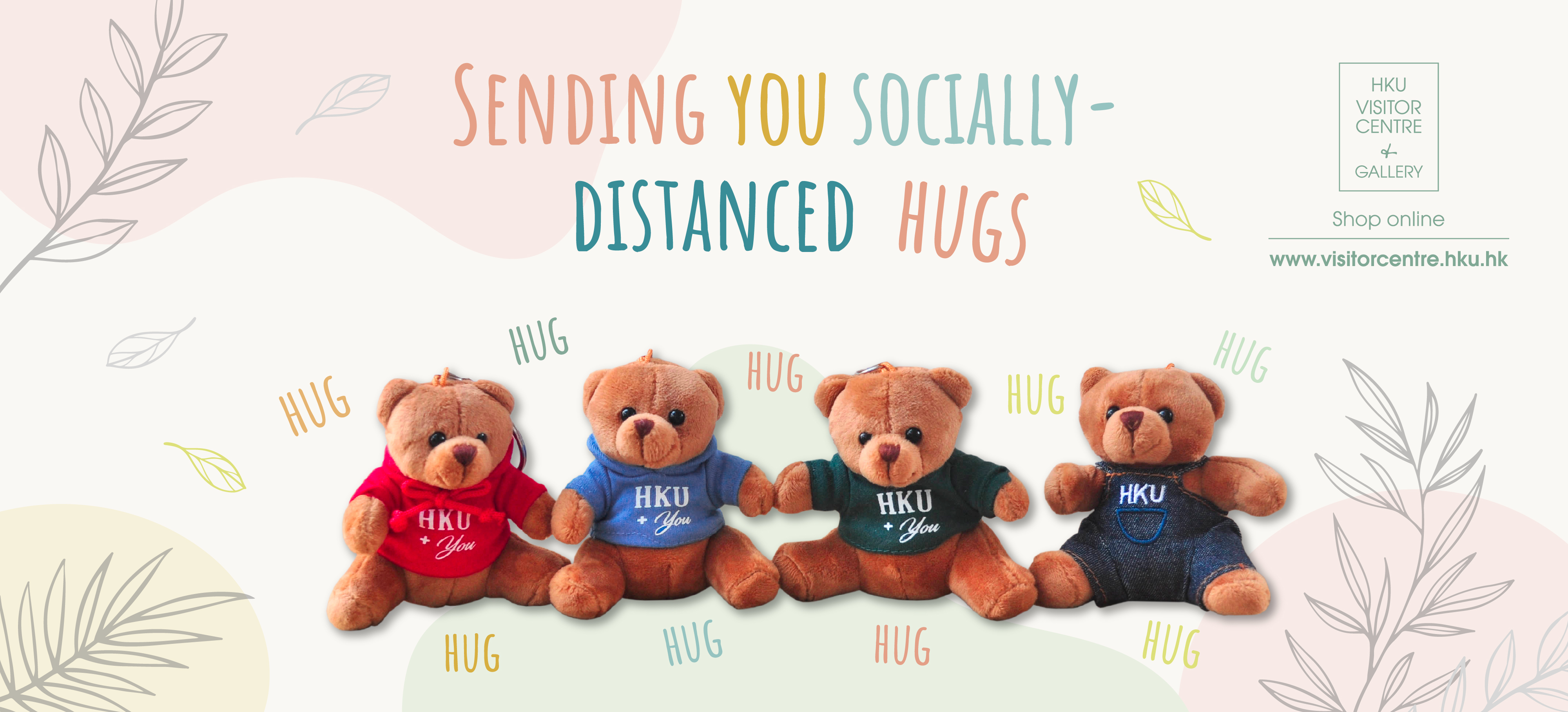 SENDING YOU SOCIALLY-DISTANCED HUGS