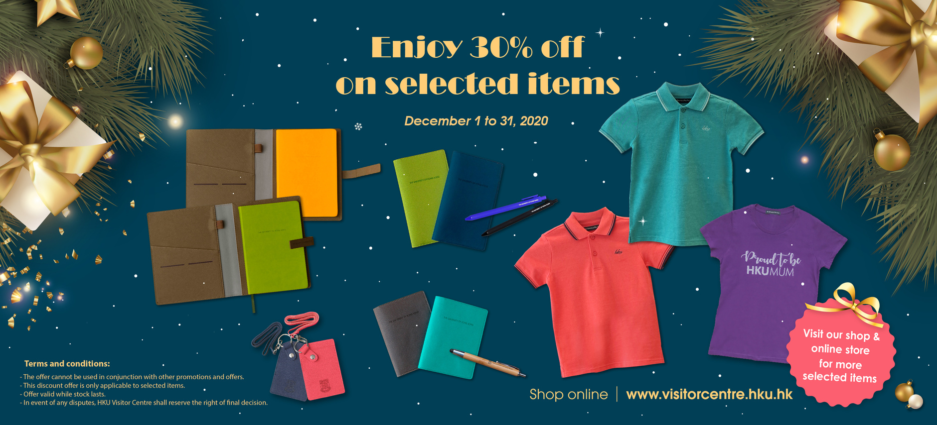 Enjoy 30% off on selected items
